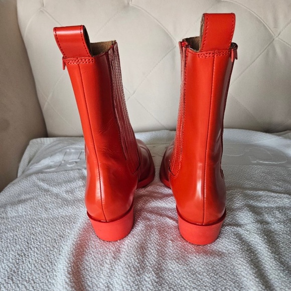 Camper Bonnie Red leather boots for women (Size 39 EU/US 9) - Picture 4 of 5